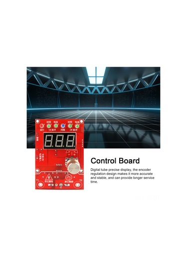 Yifomall Çift Darbe Kontrollü Nokta Kaynak Makinesi Devre Kartı, Akım Ve Zaman Ayarlanabilir Dijital Ekran