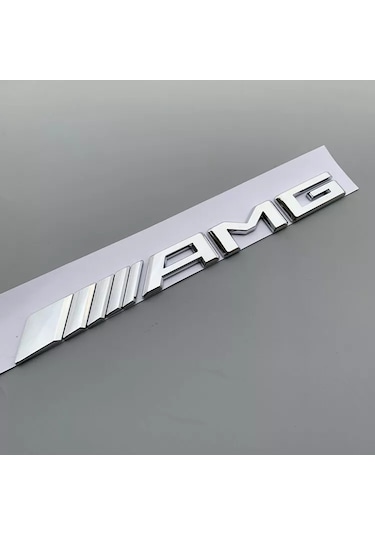 Mercedes Cla Serisi Uyumlu Krom Amg Bagaj Yazısı 3m 3d Abs