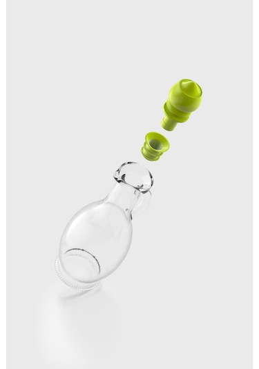 Renga Kibele 250 Ml Yeşil Kapaklı Cam Yağlık 151024 Yeşil