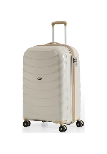 Ççs 5263 Polipropilen Kabin Boy Valiz Beyaz-bej