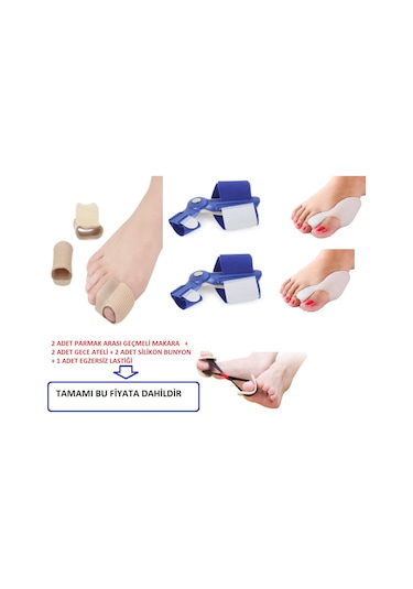 Ayak Baş Parmak Parmağı Kemik Kemiği Çıkıntısı Için Aparat Set