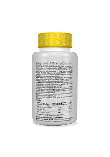 Vitamin B12 - Metilkobalamin B12 Vitamini 1000 Mg 60 Kapsül