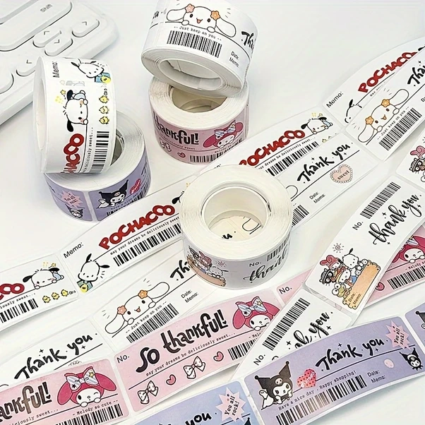 Gateesat Sanrio 120 Yapışkan Not Kuromi My Meloji Pochacco Ofis Dekorasyon Diğer