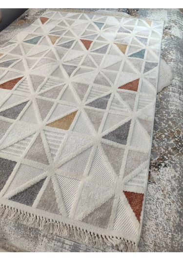 Decoser Lara 0162 Krem Mavi 120 180