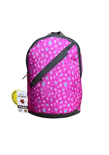 Newbag Kamuflaj Kız Anaokulu Sırt Çantası Yeni Sezon -pembe