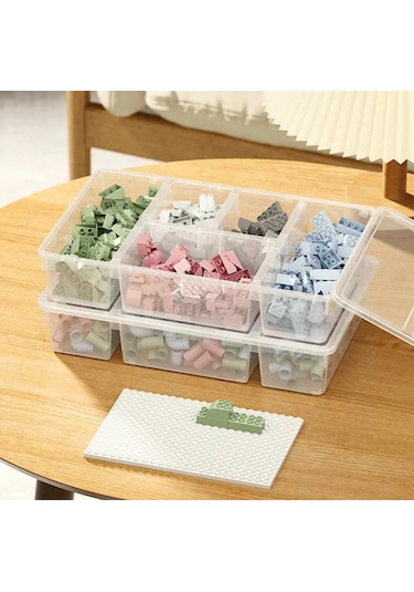 4 Adet Luna Kapaklı Masa Üstü Düzenleyici Ofis Malzemesi Saklama