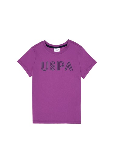 U.s. Polo Assn. Erkek Çocuk Menekşe Tişört Basic 50306483-vr037 Menekse Lila