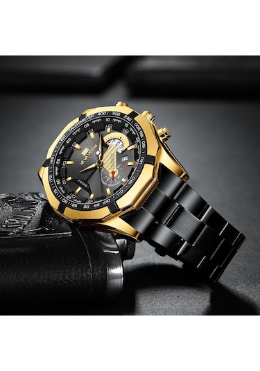 Siyah Va Va Voom Üst Marka Lüks İzle Moda Rahat Askeri Kuvars Spor Kol Saati Tam Çelik Su Ge Saat Relogio Erkek Kol Saati 57979090