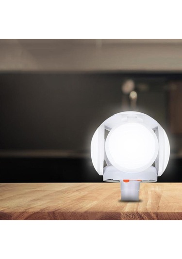 Ccgloball Güneş Led Kamp Işık Usb Şarj Ampul Mobil Gece Pazarı Işık, Durak Beyaz