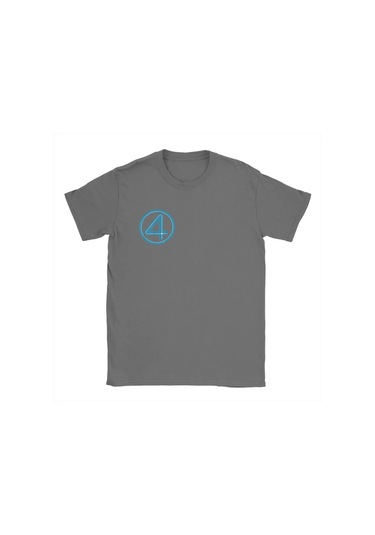 Mınıso Fantastik Dört Çizgi Roman Erkek Kısa Kollu Pamuklu T-shirtnane Nane