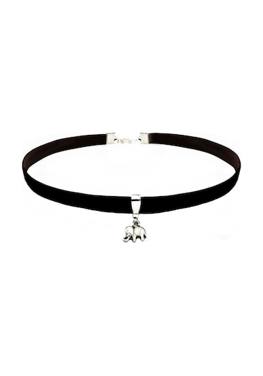Gümş Renk Fil Choker Kadın Choker Renkli