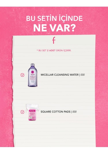2'li Yüz Makyajı Temizleme Seti SET152