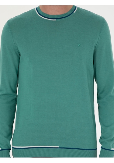 Cacharel Mint Slim Fit Yün Karışımlı Bisiklet Yaka Triko Kazak