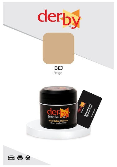 Derby Bej Deri Çatlak Giderici Dolgu Macunu 50gr