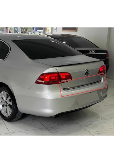 Vw Passat B7 Krom Bagaj Alt Çıtası 2010-2014 Arası Uyumlu Paslanmaz Çelik