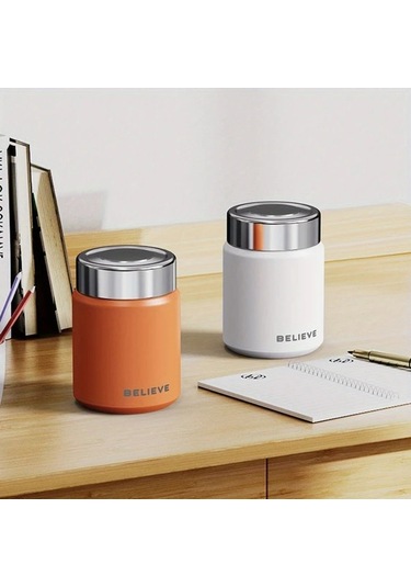 Dashanshop Pembe Paslanmaz Çelik Mini Termos Kavanoz Sızdırmaz Izolasyonlu Çorba Kap Pembe