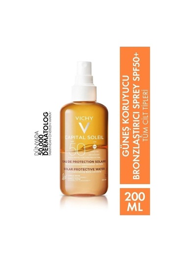 Vichy Capital Soleil Solar Protective Water SPF 50 Enhanced Tan 200 ML