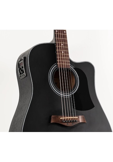 Valler AG240-BK EQ Siyah Elektro Akustik Gitar