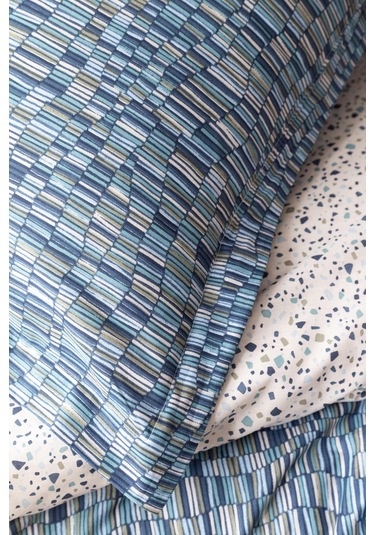 Tek Kişilik Complete Set Leros Indıgo - Complet Set Bej