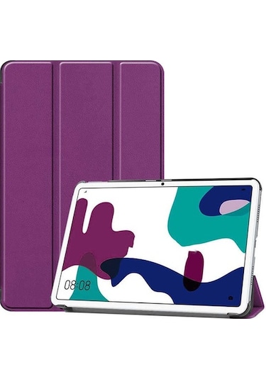 Huawei Uyumlu Mate Pad 10.4 Zore Smart Cover Standlı 1-1 Tablet Kılıf
