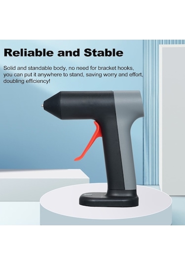 Pazly 3.7v Mini Tutkal Makinesi Seti, 30 Saniye Ön Isıtmalı, 30 Adet Tutkal Çubuğu, 2000mah Pil