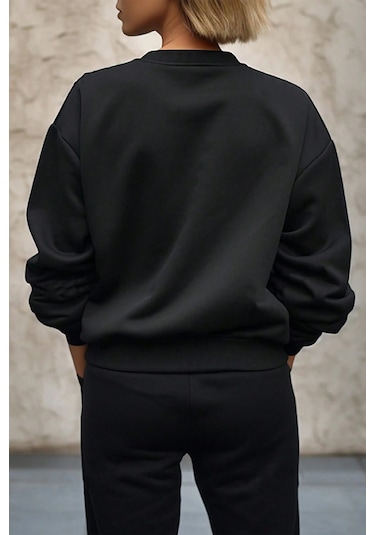 Perfectly Baskılı Eşofman Takımı Siyah