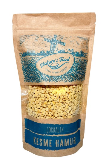 Kesme Hamur 400gr - Tam Buğday Unu, Süt, Yumurta, Tuz.