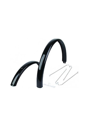 26 Mtb Çamurluk Siyah Siyah - Gri