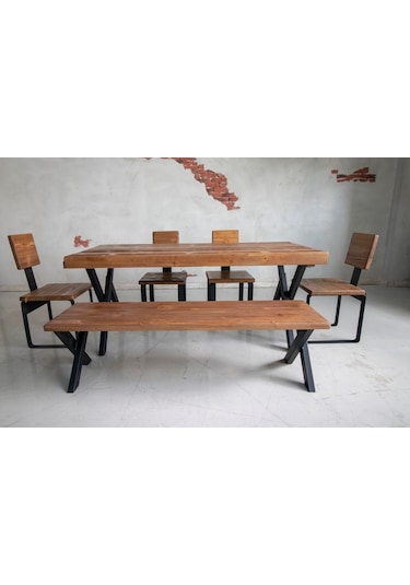 Masif Ahşap Sandalye (333276074) Beyaz