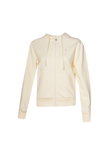 Hummel Pulse Female Fermuarlı Hoodıe 922422-9157 Ekru