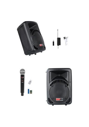 Lastvoice Ample-08ap Taşınabilir Seyyar Portatif Mikrofonlu Elektrikli Ses Sistemi Hoparlör 450 Watt