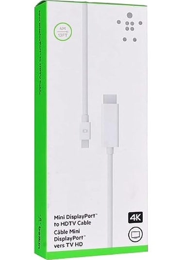 Belkin 4 M/13FT 4K Mini Displayport - Hdmı Kablosu