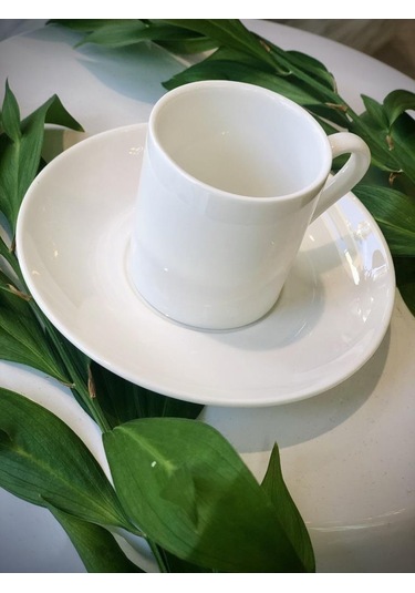 Lucky Art Leıghton 6Lı Bone Kahve Fincan Seti