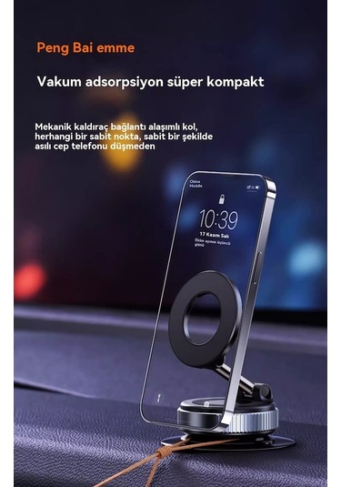 Pazly Manyetik Araç İçin Cep Telefonu Tutucusu - 1 Adet 1 Adet