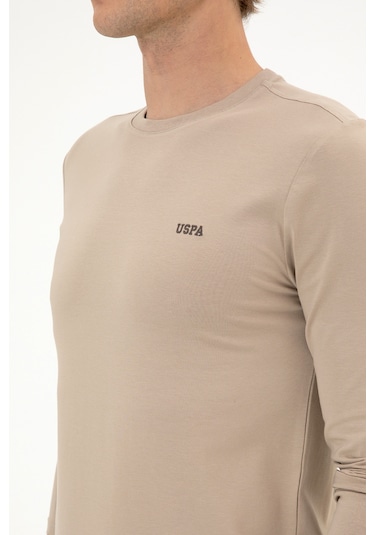 U.s. Polo Assn. Erkek Koyu Bej Sweatshirt 50313744-vr088 Koyu Bej