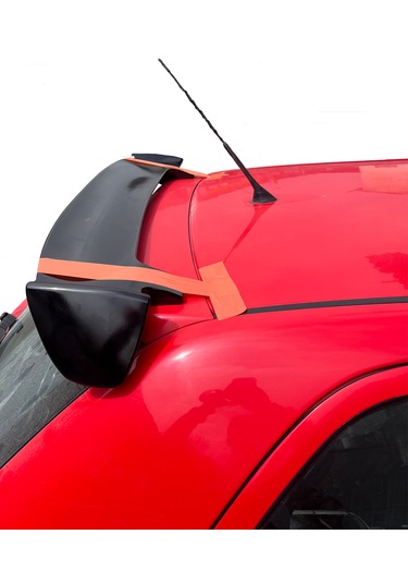 Skoda Fabia 2006 - 2014 Üniversal Plastik Boyasız Spoiler