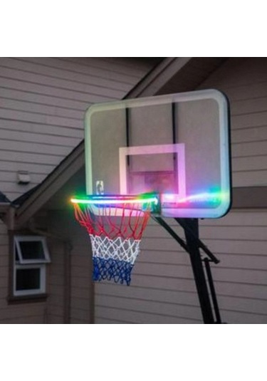 Trendooze Şerit Potası Led Led Lamba Işığı Işığı Güneş Güneş Enerjili Enerjili Çerçeve Basketbol Ge