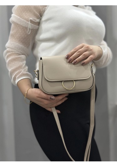 Biçomi Bej Cilt Mossi Çanta Bej