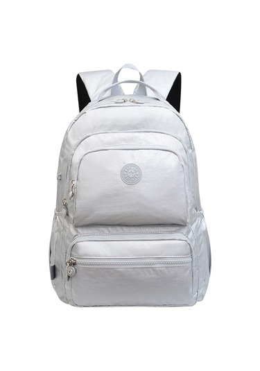 Kadın Seyahat Çantası Büyük Kapasiteli Öğrenci Omuz Çantası Büyük Dağcılık Çantası Gümüş