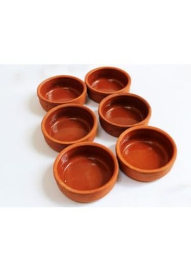 12 Adet Sütlaç Kasesi Yarım Sırlı Toprak Matar Mutfak