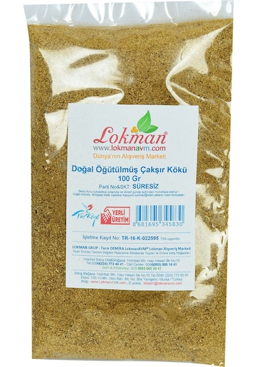 Lokman Doğal Öğütülmüş Çakşır Kökü 100 G