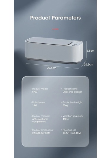 Jialan Ultrasonik Temizleme Makinesi Mini Yüksek Frekanslı