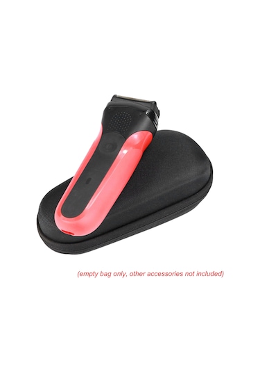 Gajeena Braun 3010s, 7 Serisi Ve 9 Serisi Tıraş Makinesi İçin Sert Eva Su Geçirmez Ve Şok Empatiyenli Taşınabilir Saklama Kutu Siyah