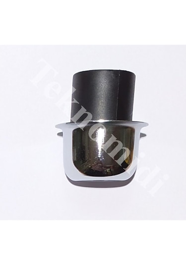 E-27 Duy Kılıfı - E27 Yarım Lale Gümüş Renk