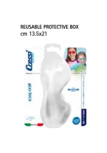 Parumarin Cressi King Crab 7-15 Yaş Lime Yüzücü Gözlüğü