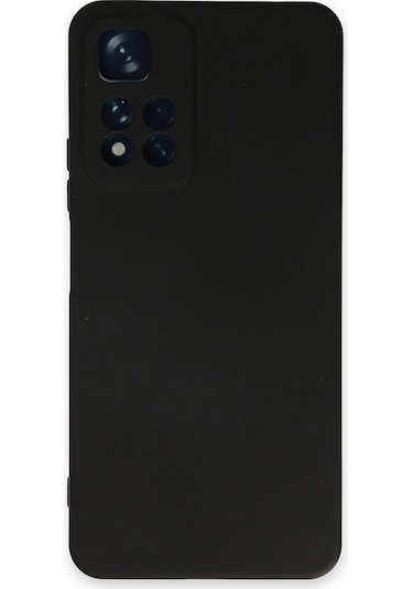 Muratech Newface Xiaomi Redmi Note 11 Pro Plus 5g Kılıf Nano İçi Kadife Silikon - Siyah