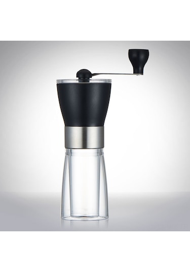 Wezone Ev Kullanıma Çok Amaçlı El Vinçli Değirmen - Kahve, Zeytin, Biber Ve Taneler İçin Ayarlanabilir Pürüzlü/fincan Toz Üretimi - Cam Ve Paslanmaz Çelik Gövde Diğer