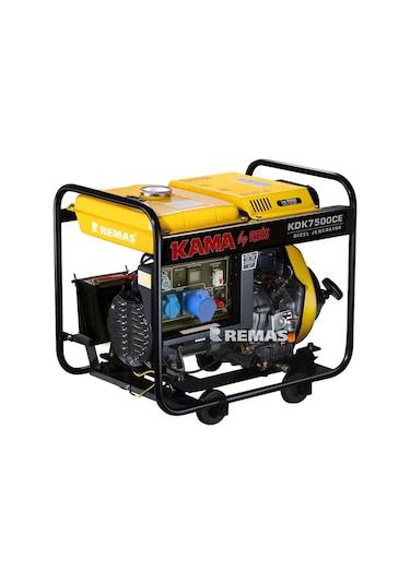 Kama KDK 7500 CE Marşlı 7 KVA Monofaze Dizel Jeneratör