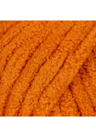 Kürkçü Han Lüks Kadife 100gr 60m El Örgü İpi Turuncu