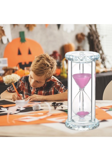 Wezone Renkli Kum Saati - 30 Dakika Zamanlayıcı, Ofis & Ev Dekorasyonu, Hediye Seçeneği Kırmızı